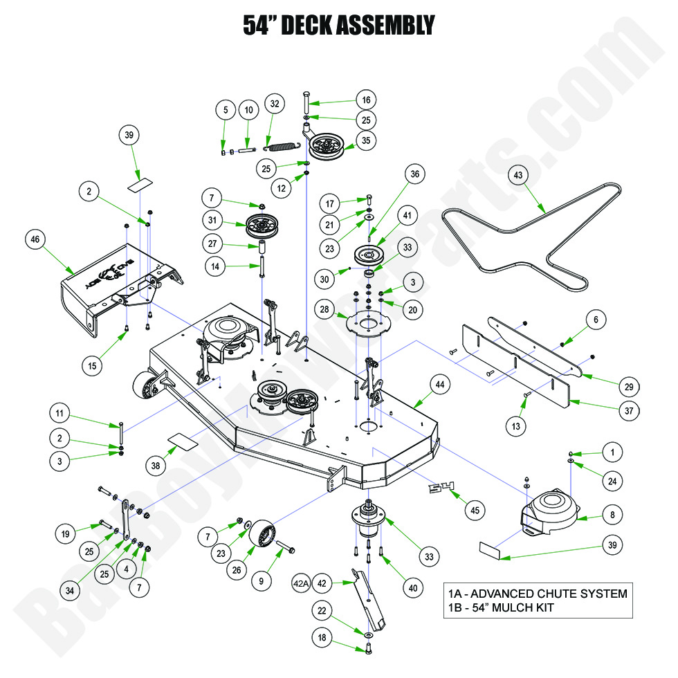 2024 Raider - 54" Deck Assembly